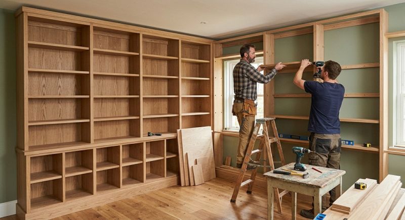 Bookshelves Installation in Durham, NC