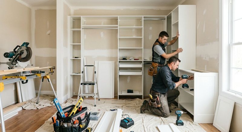Closet Shelving Installation in Winston Salem, NC