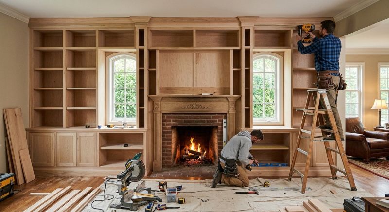 Fireplace Built Ins Installation in Winston Salem, NC