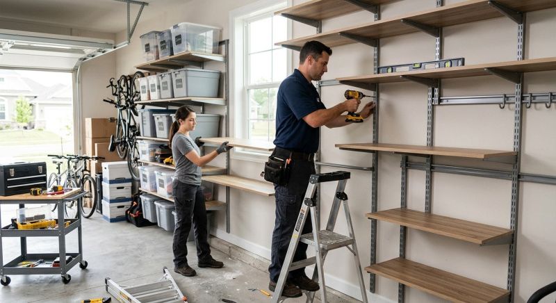 Garage Shelves Installation in Fairfax County, VA