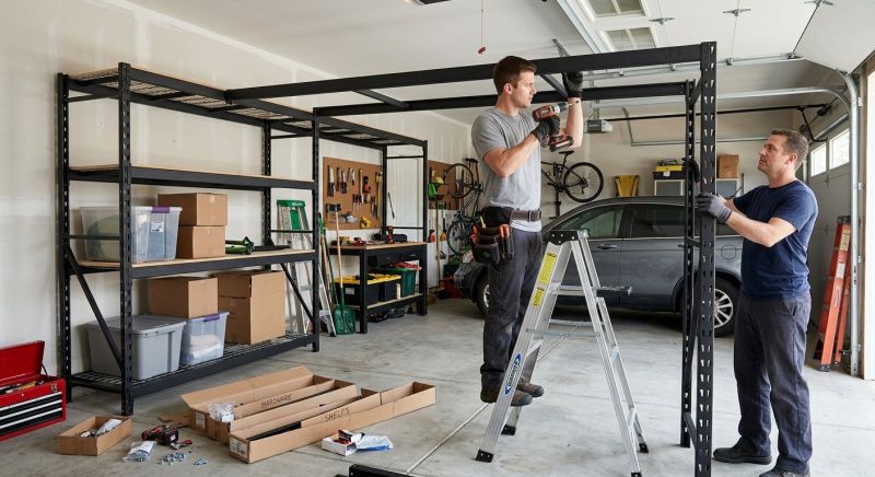 Garage Tool Rack Installation in Winston Salem, NC