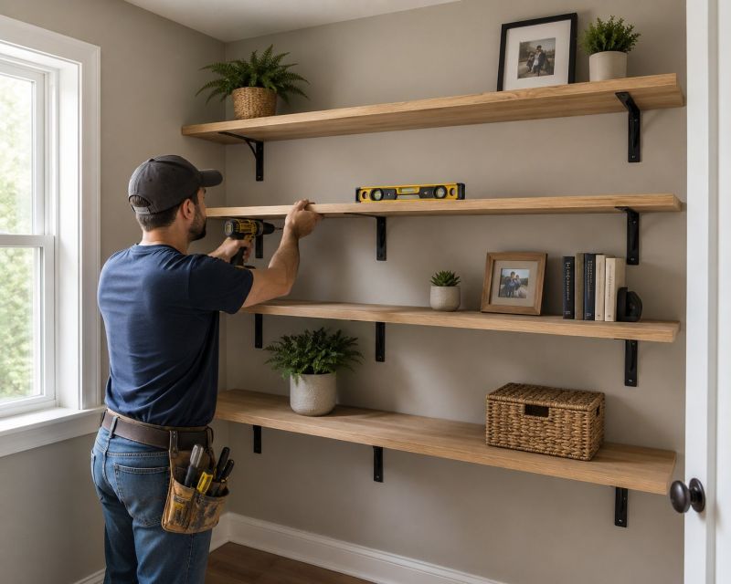 Overhead Shelving Installation in Frederick, MD