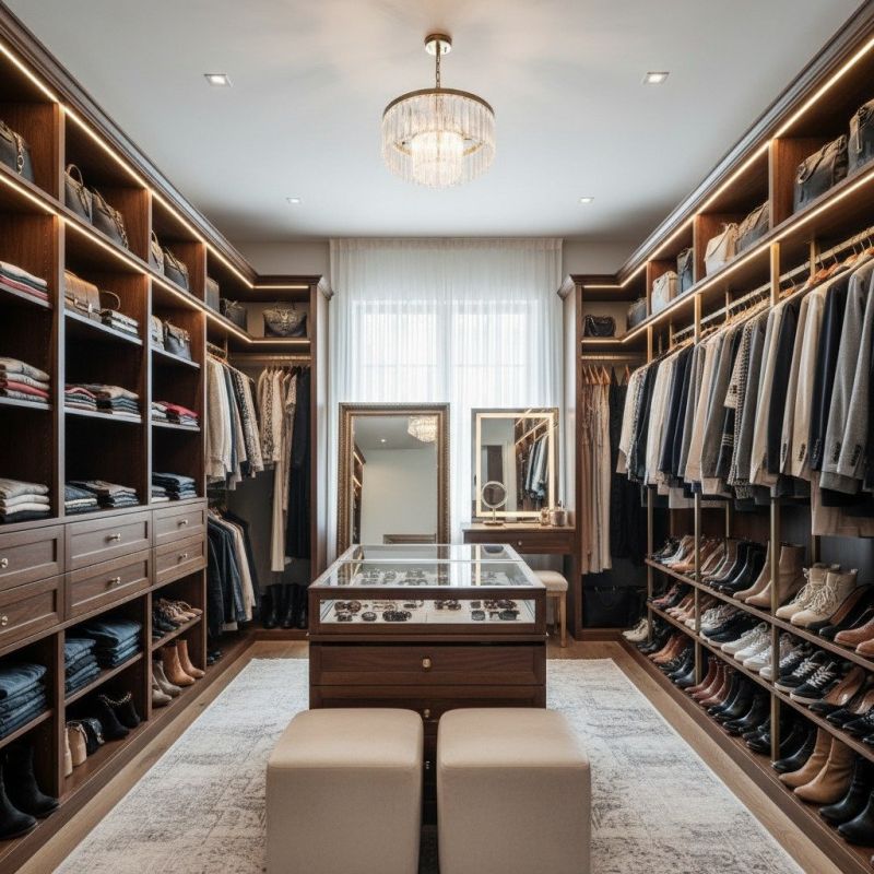 Walk In Closet Remodeling in Winston Salem, NC