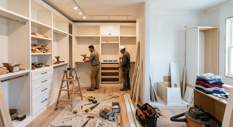 Walk In Closet Remodeling in Annapolis, MD