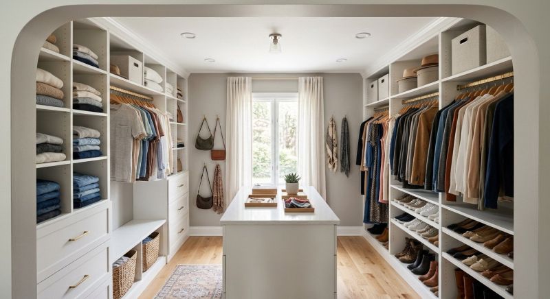 Walk In Closet Remodeling in Frederick, MD