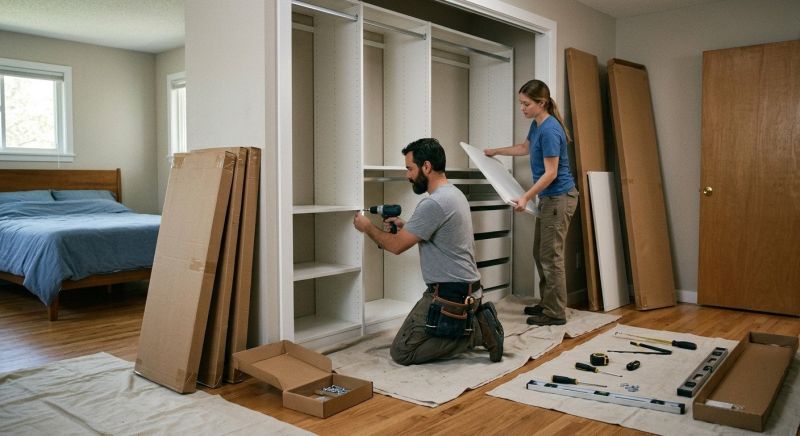 Walk In Closet Remodeling in Greensboro, NC