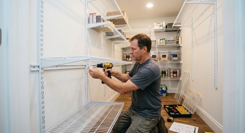 Wire Shelving Installation in Winston Salem, NC